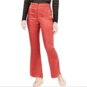 Moon River Pant Large Satin Flare Leg New